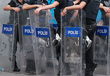 Police presence in Istanbul